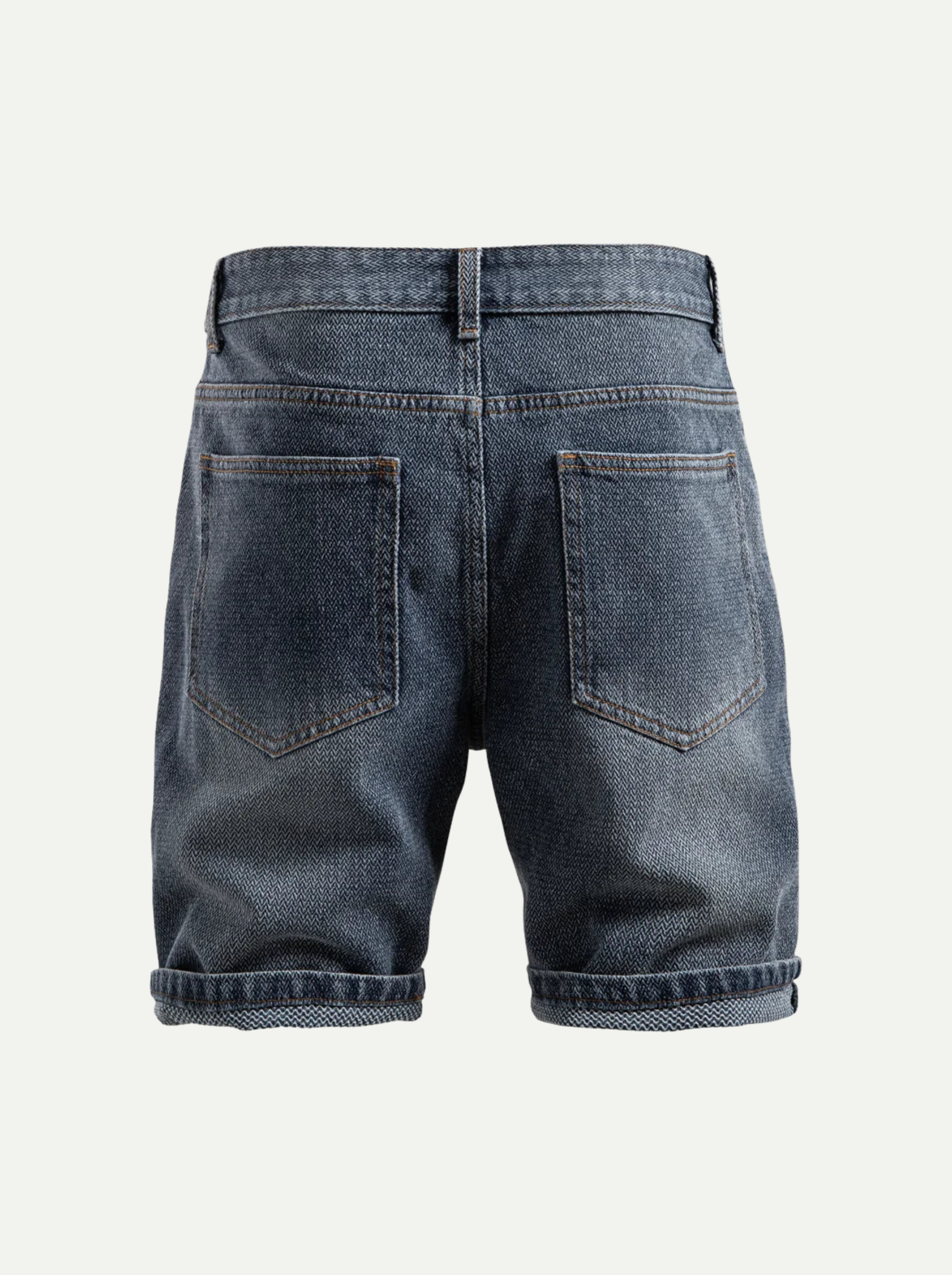 Dan Anthony | Herringbone Denim Shorts