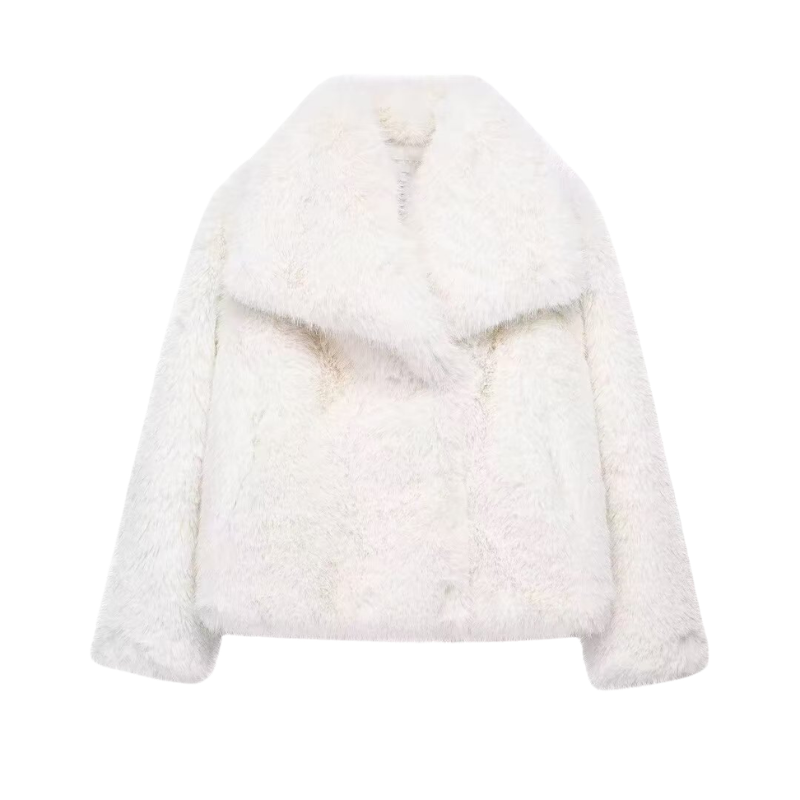 Cathy | Cropped Faux Fur Coat