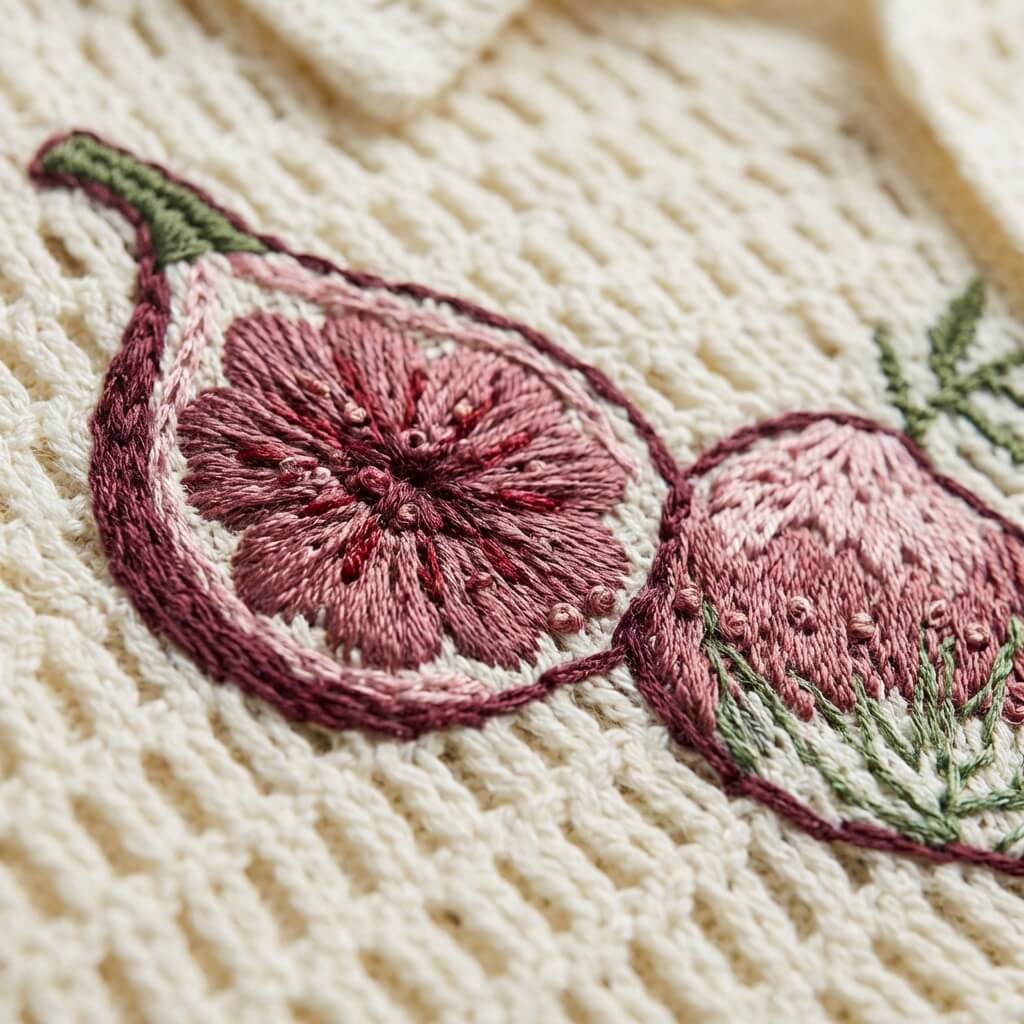 Capri | Embroidered Crochet Shirt